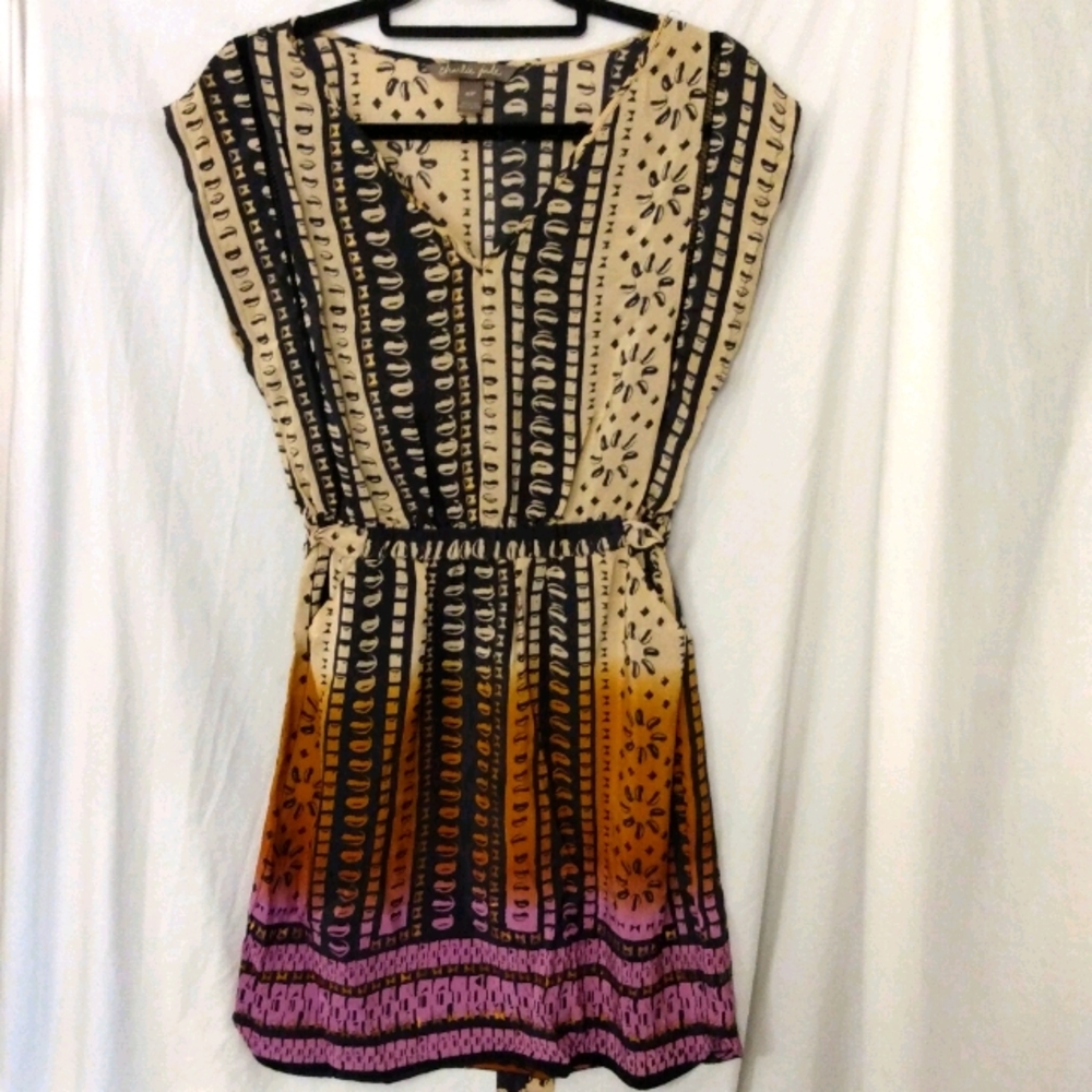 Anthropologie Charlie Jade Silk  Dress
